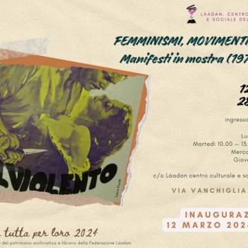 Foto: Láadan  / Femminismi, movimenti, culture. Manifesti in mostra (1970-2022)