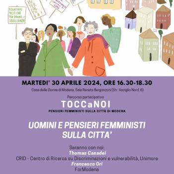 Foto: Modena / Uomini diventate femministi! Fa bene anche a voi