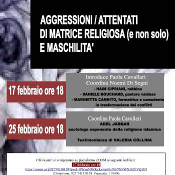 Foto: AGGRESSIONI/ATTENTATI DI MATRICE RELIGIOSA (e non solo) E MASCHILITA'