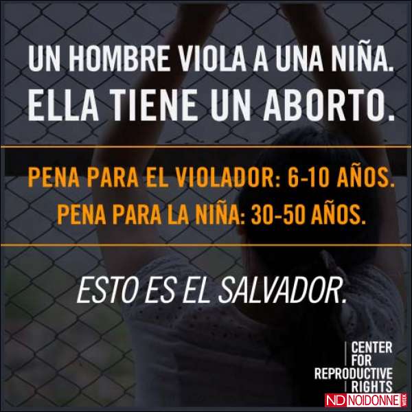 Foto: El Salvador, la salute riproduttiva a rischio