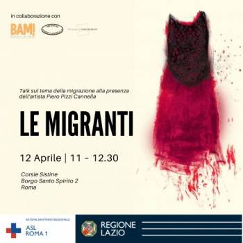 Foto: A Roma Pizzi Cannella in mostra con 'Le Migranti'