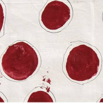 Foto: Il sangue delle donne. Tracce di rosso sul panno bianco
