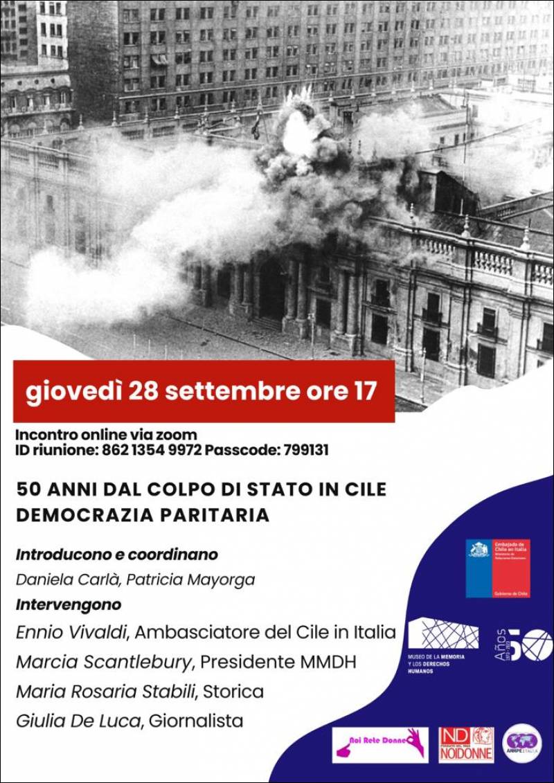 CILE a 50 anni dal colpo di stato Noi Rete Donne