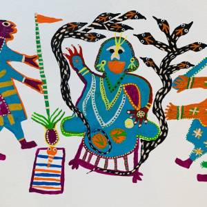 Foto Una mostra virtuale per conoscere l’arte tribale Korwa, Baiga e Gond 3