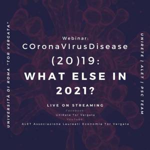 Foto All'Università Tor Vergata sull'incontro COronaVirus Disease (20)21: What else in 2021? 1