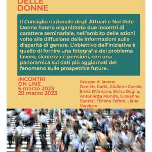 Foto LE SCOMODE CIFRE DELL'ITALIA DELLE DONNE, lavoro, sicurezza, pensioni 1