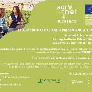 Foto Confagricoltura Donna e Agrinet4Women: le agricoltrici italiane si presentano all’Europa 1
