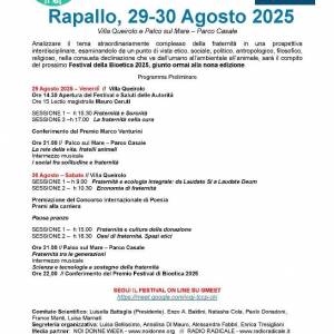 Foto Fraternità e Sororità in un mondo di violenze: se ne parla al Festival di Bioetica 1