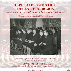 Foto 'DEPUTATE E SENATRICI DELLA REPUBBLICA': è la mostra ospitata all'Università Statale di Milano 2
