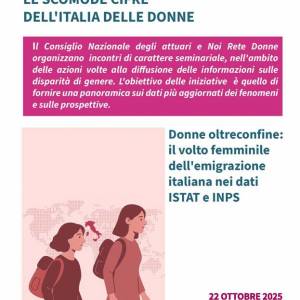 Foto Donne oltreconfine: il volto femminile dell'emigrazione italiana nei dati ISTAT e INPS  1