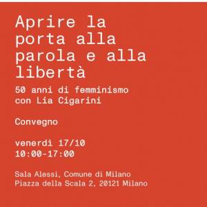 Foto MILANO / 50 ANNI DI FEMMINISMO CON LIA CIGARINI 2
