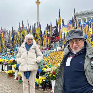 Foto Dall'Italia la missione di pace del Mean per l'Ucraina: Cracovia - Kyiv - Kharkiv  7