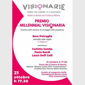 Foto Premio Millennial Visionaria 2025: donne tra cinema, TV e racconto 2