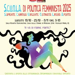 Foto Al via la “Scuola di politica femminista”: tre giornate di formazione e confronto 1