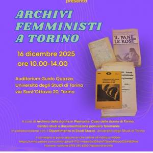Foto Archivi femministi a Torino: il programma del convegno  1