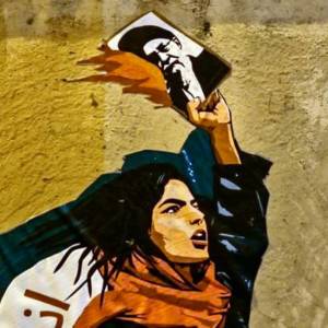 Foto 'Rivoluzione' è l’ultima opera della street artist Laika a Roma a sostegno delle rivolte in Iran 1