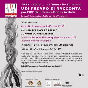 Foto UDI Pesaro si racconta: 1945 -2025 … un’idea che fa storia 1