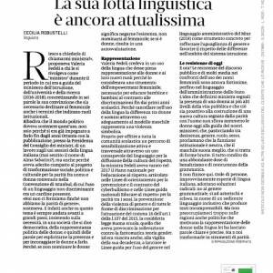 Foto Valeria Fedeli, ministra dell'Istruzione: il ricordo della linguista Cecilia Robustelli 3