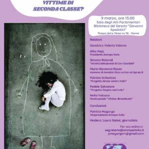 Foto 'Orfane e orfani dei femminicidi: vittime di seconda classe?': incontro in Senato 4