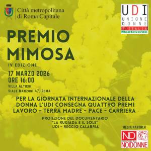 Foto Premio Mimosa 2026 dell'Udi Monteverde: celebrati i talenti delle donne  15