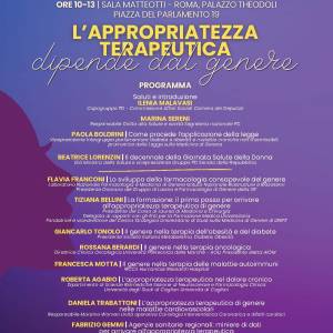 Foto L'APPROPRIATEZZA TERAPEUTICA DIPENDE DAL GENERE 1