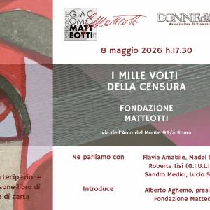 Foto 'I mille volti della censura': incontro a Roma organizzato da Donne di carta APS 1