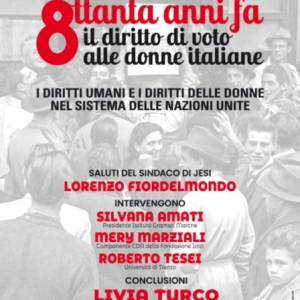 Foto A Fermo e a Jesi incontri sul voto alle donne con la presenza di Livia Turco 1