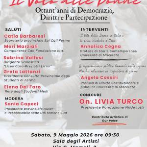 Foto A Fermo e a Jesi incontri sul voto alle donne con la presenza di Livia Turco 2
