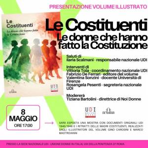 Foto 'Le Costituenti. Le donne che hanno fatto la Costituzione', il libro voluto dall'UDI 4