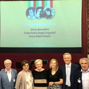 Foto In onore delle ‘Tre partigiane d’oro’: Gina Borellini, Gabriella Degli Esposti e Irma Marchiani 10