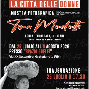 Foto A Grottaferrata (Roma) la mostra su Tina Modotti, Donna, Fotografa, Militante 1