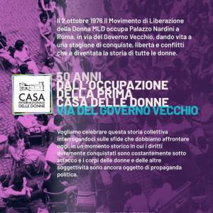 Foto 50 anni fa il Movimento di Liberazione della Donna MLD occupa Palazzo Nardini a Roma ... 1