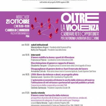 Foto: Pisa / Oltre la violenza generare opportunità per l'autonomia lavorativa delle donne