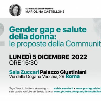 Foto: ROMA / Gender gap e salute della donna: le proposte della Community