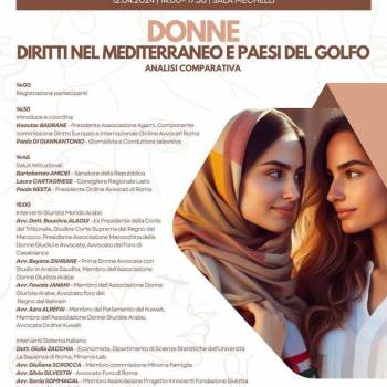 Foto: DONNE: DIRITTI NEL MEDITERRANEO E PAESI DEL GOLFO. Analisi comparativa