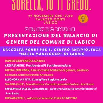 Foto: Labico / Sorella, io ti credo