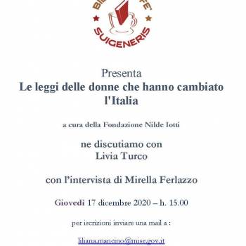 Foto: Le leggi delle donne che hanno cambiato l'Italia: presentazione al Mise