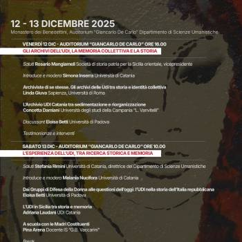 Foto: Catania / 1945 - 2025, 80 anni UDI. La politica nella vita quotidiana delle donne