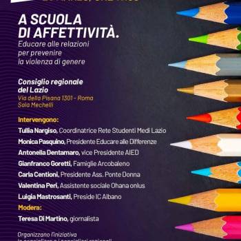 Foto: Roma / A scuola di affettività. Educare alle relazioni per prevenire la violenza di genere