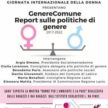 Foto: Labico / GenereComune. Report sulle politiche di genere