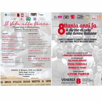 Foto: A Fermo e a Jesi incontri sul voto alle donne con la presenza di Livia Turco