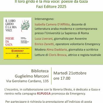 Foto: ROMA / IL LORO GRIDO E' LA MIA VOCE PER GAZA