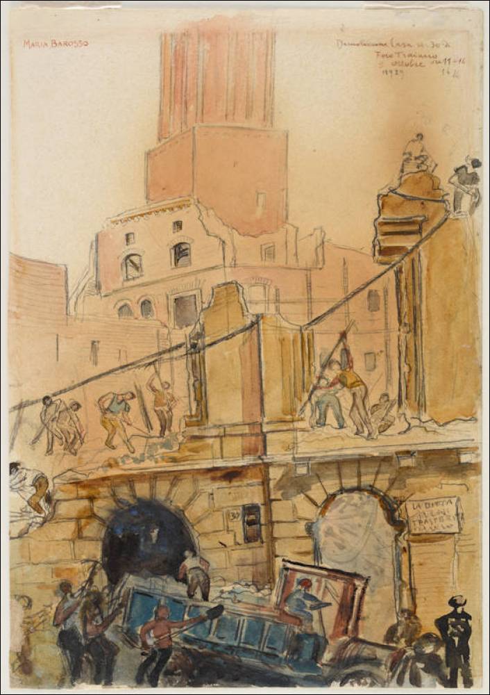 Maria Barosso, artista e archeologa nella Roma in trasformazione