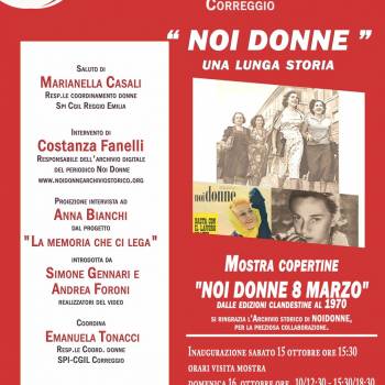 Foto: Quelle pagine di NOIDONNE che raccontano gli 8 marzo e le lotte di “Noi Donne”