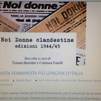 Foto: Noi Donne su Vita-Mine vaganti, la rivista on line di Toponomastica femminile