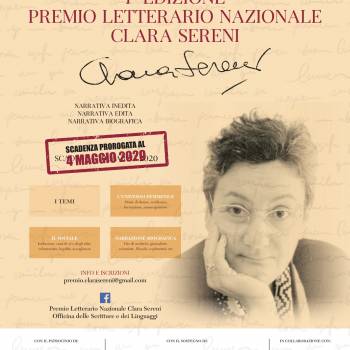 Foto: PREMIO LETTERARIO NAZIONALE CLARA SERENI