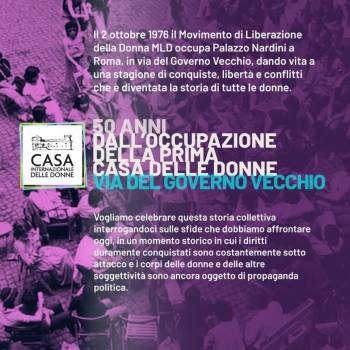Foto: 50 anni fa il Movimento di Liberazione della Donna MLD occupa Palazzo Nardini a Roma ...