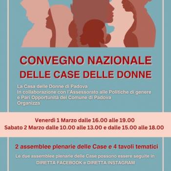 Foto: CONVEGNO NAZIONALE DELLE CASE DELLE DONNE: 1 e 2 MARZO