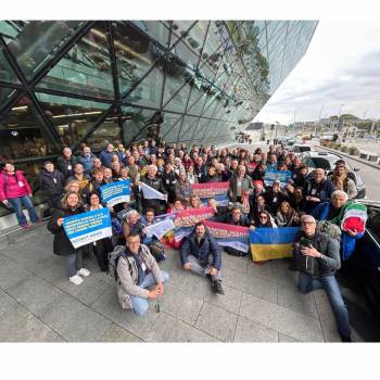Foto: Dall'Italia la missione di pace del Mean per l'Ucraina: Cracovia - Kyiv - Kharkiv 