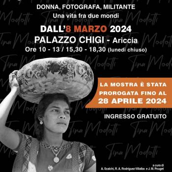 Foto: Ariccia (Roma: conclusa la mostra 'Tina Modotti Donna, Fotografa, Militante'